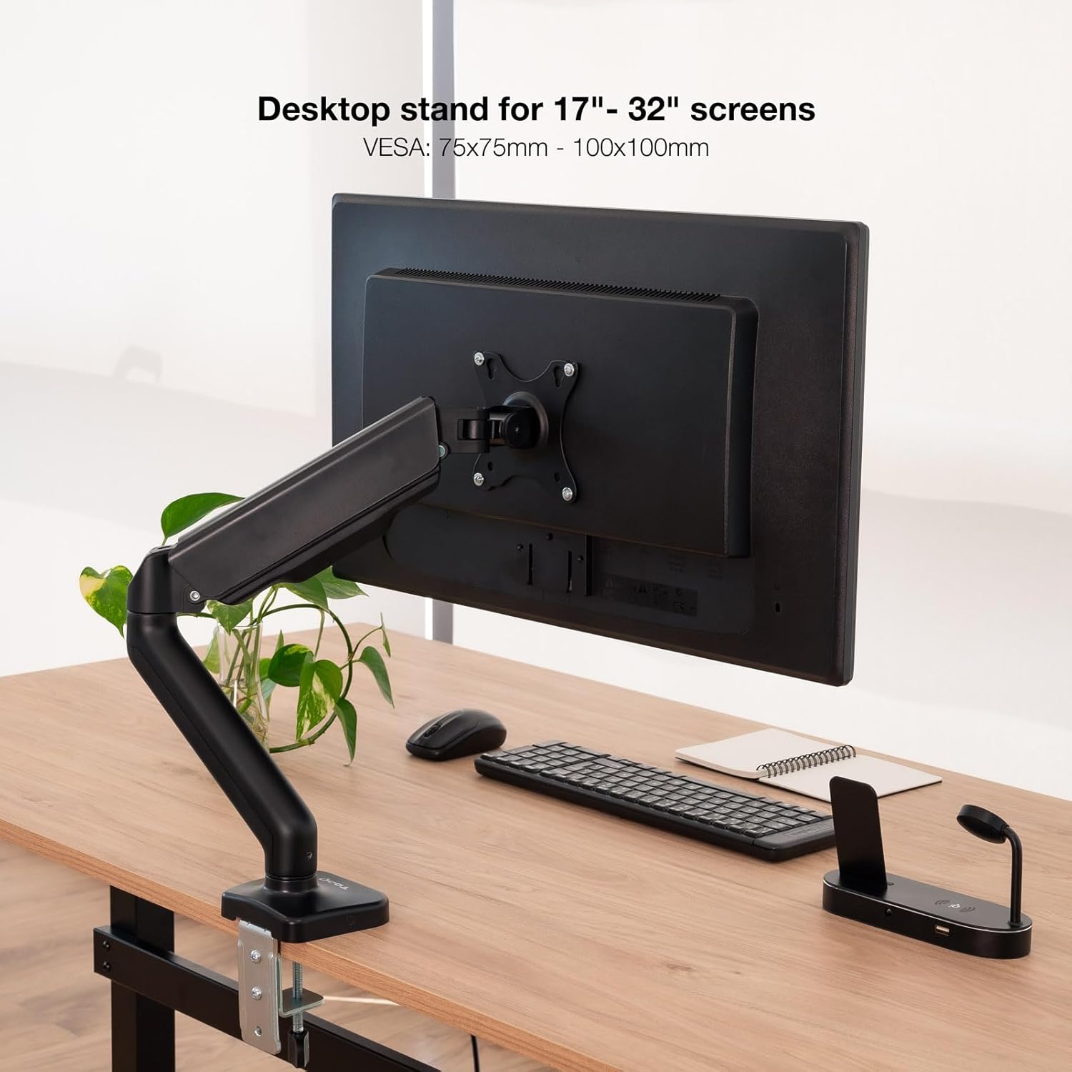 Suporte de Mesa para Monitor TooQ DB5032TNR-B/ Rotativo/ Inclinável/ até 9kg - Imagem 4