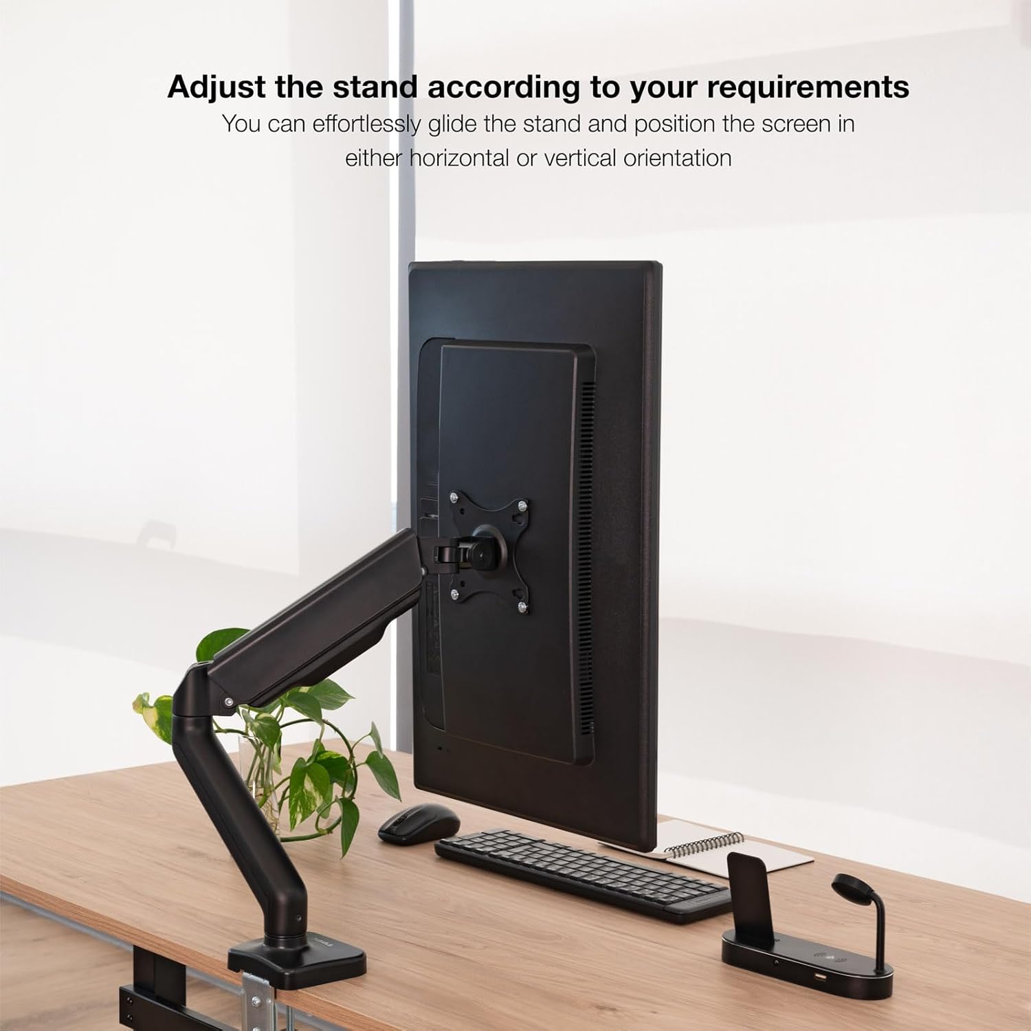 Suporte de Mesa para Monitor TooQ DB5032TNR-B/ Rotativo/ Inclinável/ até 9kg - Imagem 5