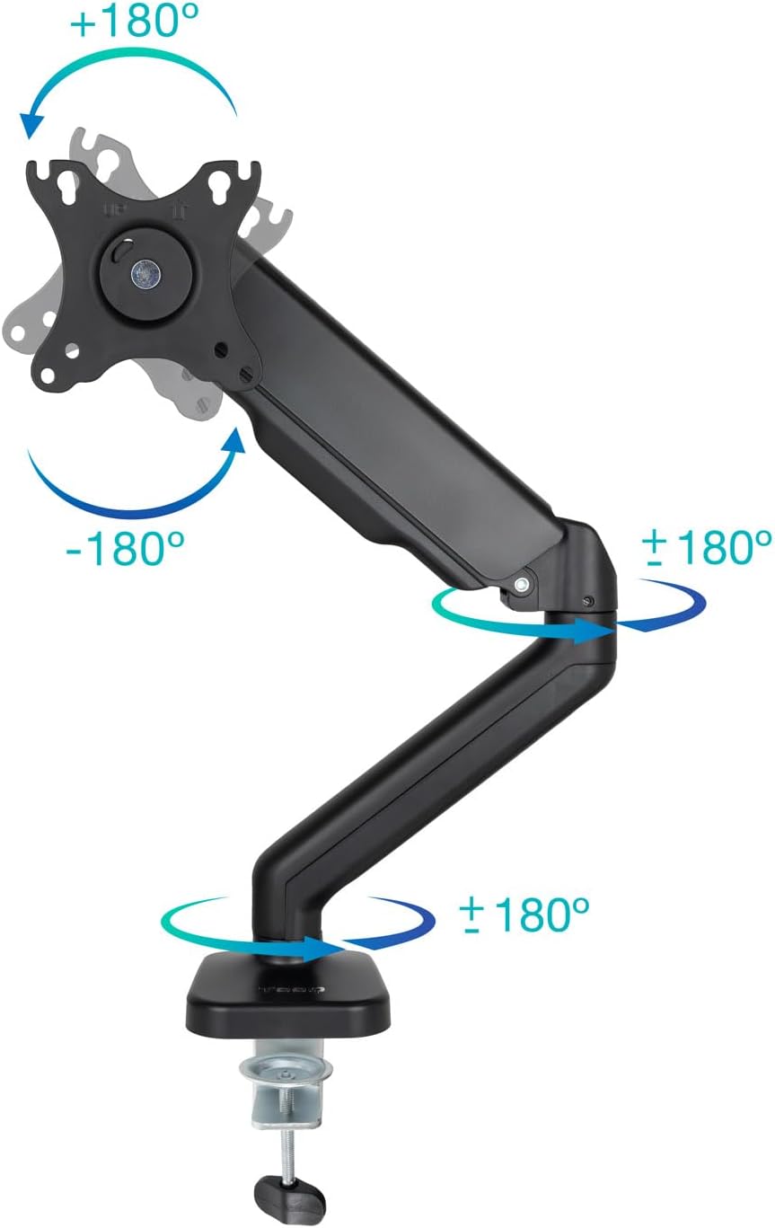 Suporte de Mesa para Monitor TooQ DB5032TNR-B/ Rotativo/ Inclinável/ até 9kg - Imagem 3