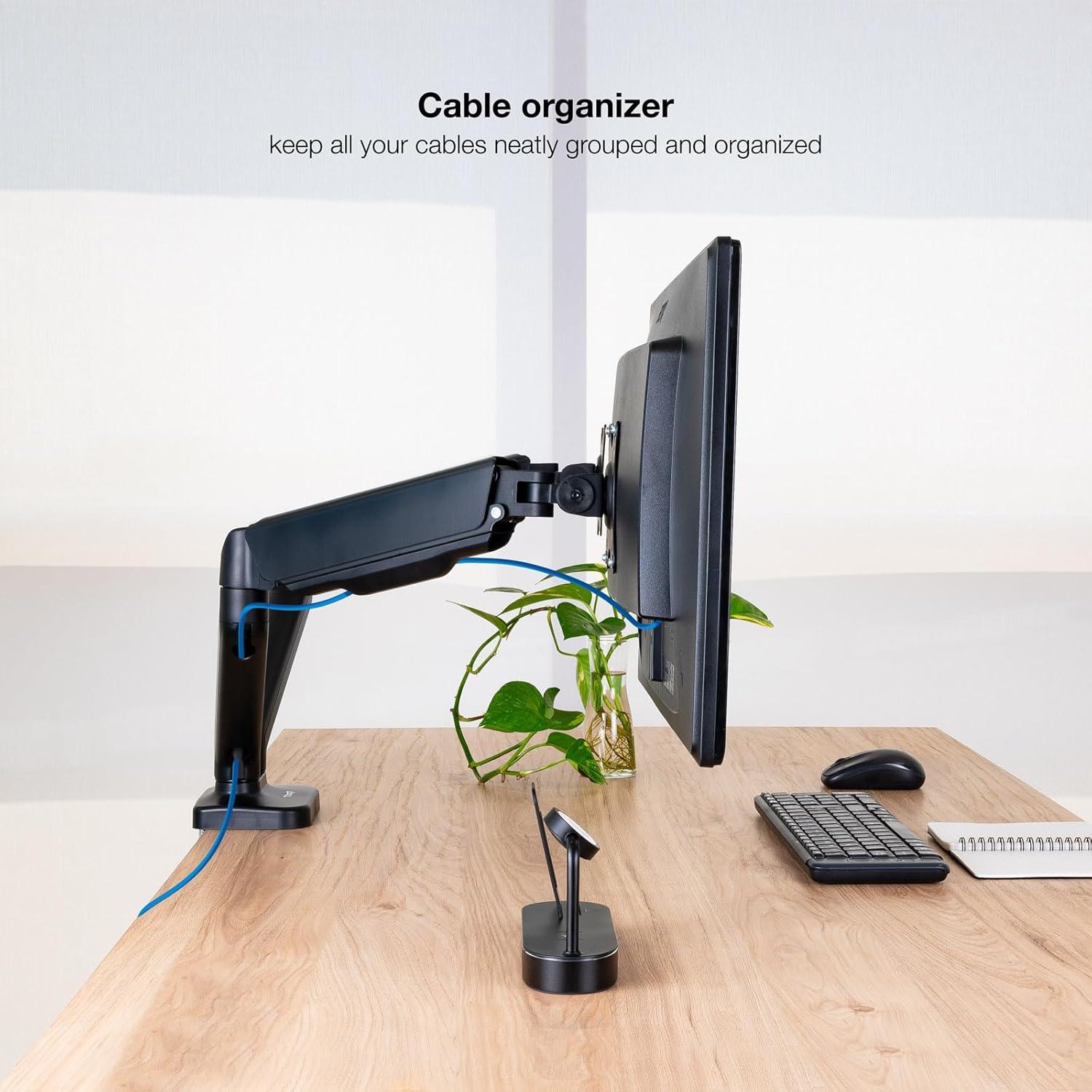 Suporte de Mesa para 2 Monitores TooQ DB5132TNR-B/ Giratório/ Inclinável/ até 9kg - Imagem 6