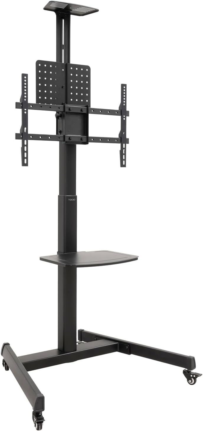 Suporte de Chão Inclinável com Rodas TooQ FS1184M-B para TV de 35-70"/ até 70kg