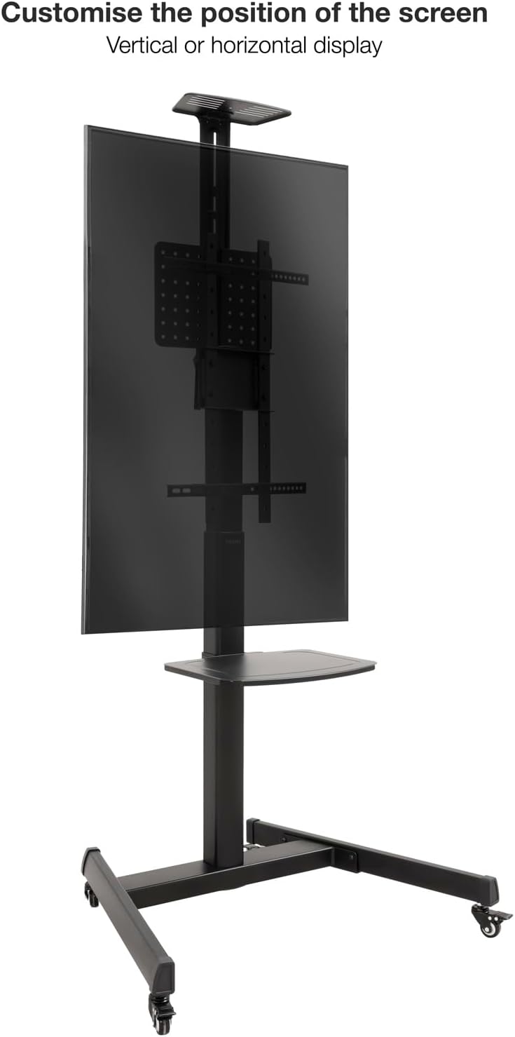 Suporte de Chão Inclinável com Rodas TooQ FS1184M-B para TV de 35-70"/ até 70kg - Imagem 3