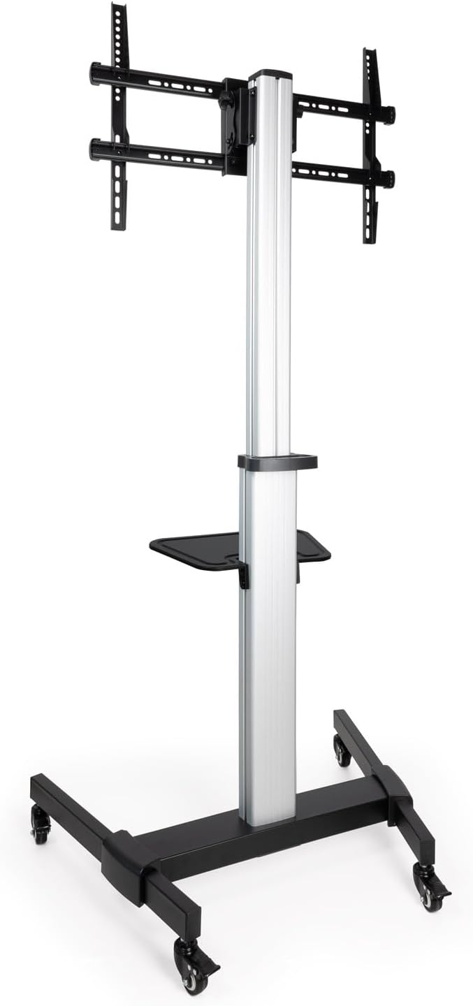Suporte de Chão Inclinável/ Ajustável com Rodas TooQ FS1886M-B para TV de 37-86"/ até 50kg - Imagem 4
