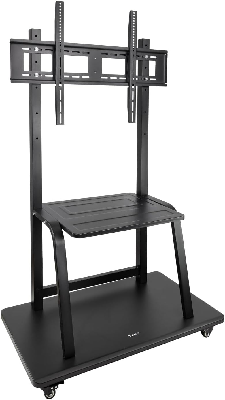 Suporte de Chão Ajustável com Rodas TooQ FS20101M-B para TV de 37-100" / até 150kg
