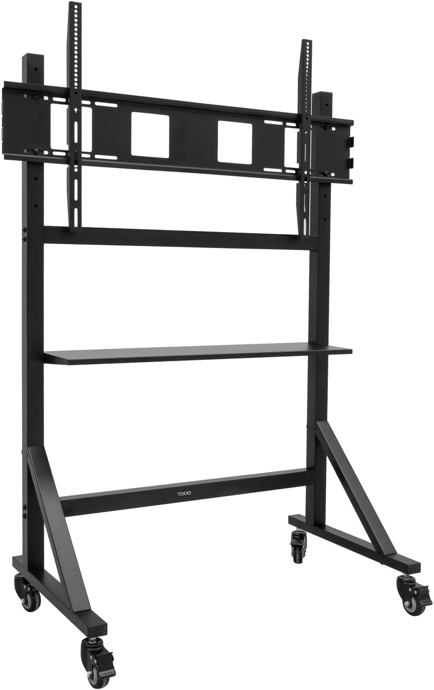 Suporte de Chão Ajustável com Rodas TooQ FS20105M-B para TV de 60-105"/ até 120kg