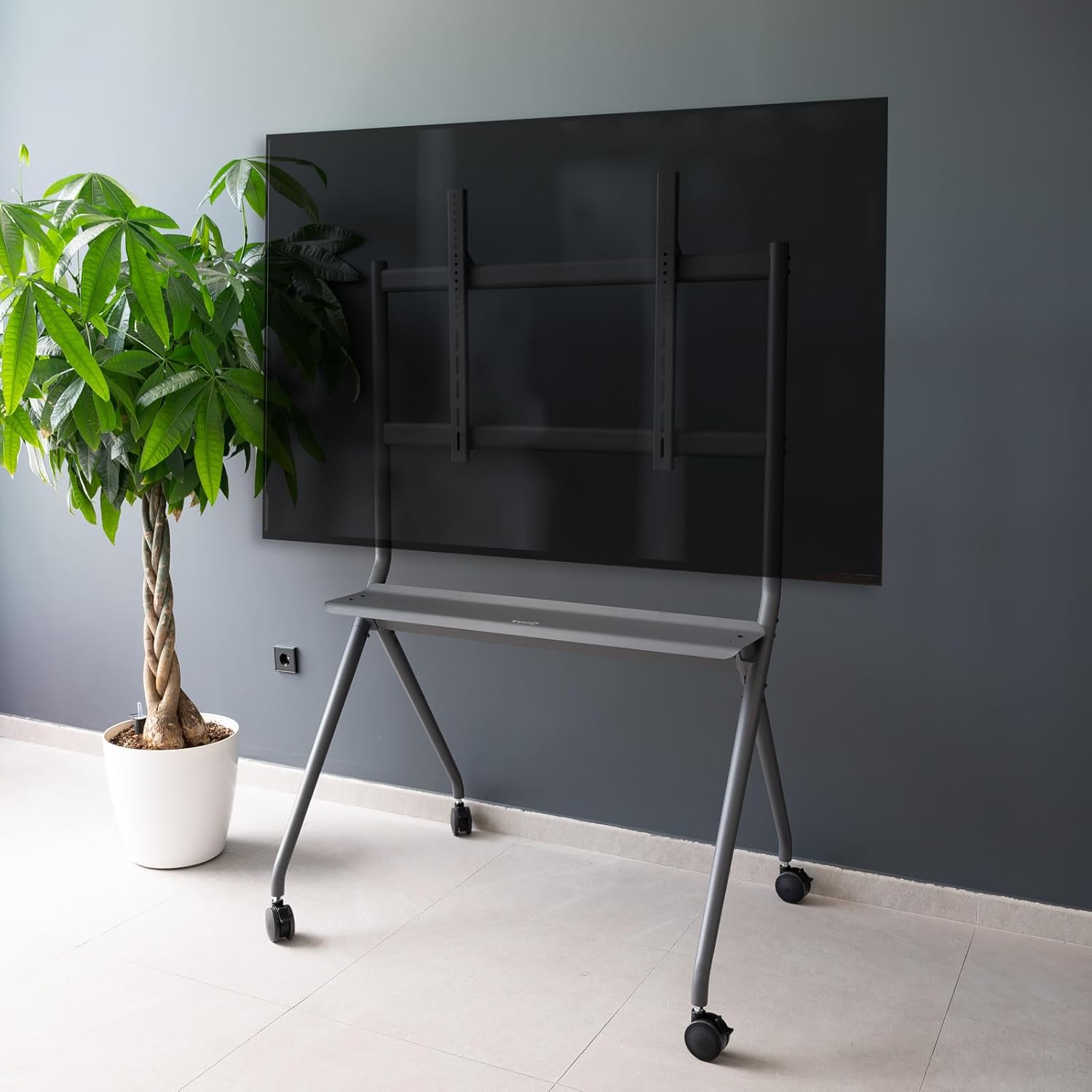 Suporte de Chão com Rodas TooQ FS20205M-B para TV de 50-86" / até 120kg - Imagem 8