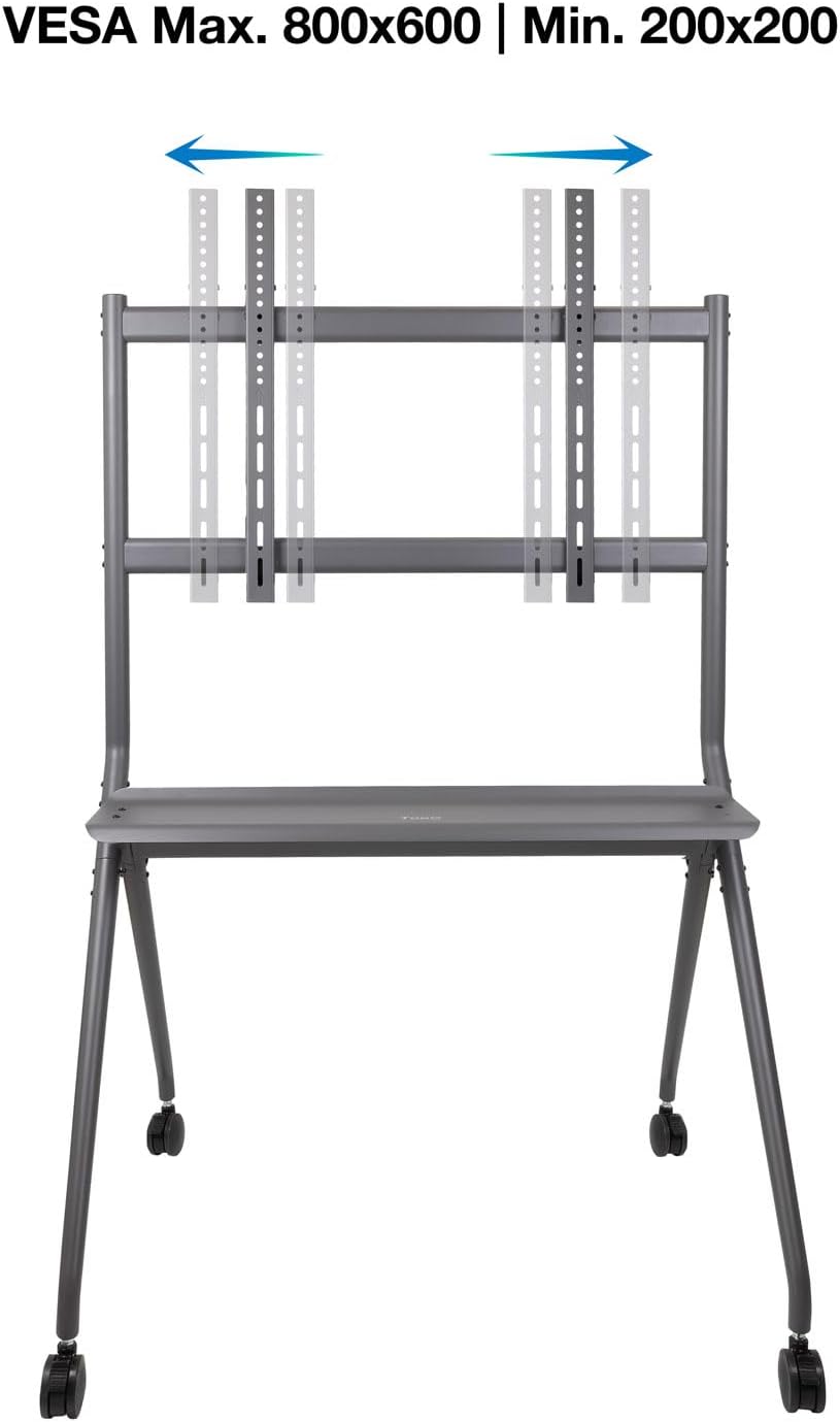 Suporte de Chão com Rodas TooQ FS20205M-B para TV de 50-86" / até 120kg - Imagem 2