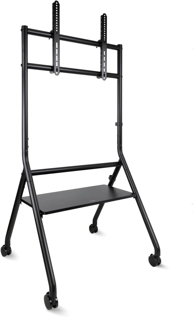 Suporte de Chão com Rodas Nivelável TooQ iDREAMS FS20206M-B para TV de 37-86"/ até 80kg