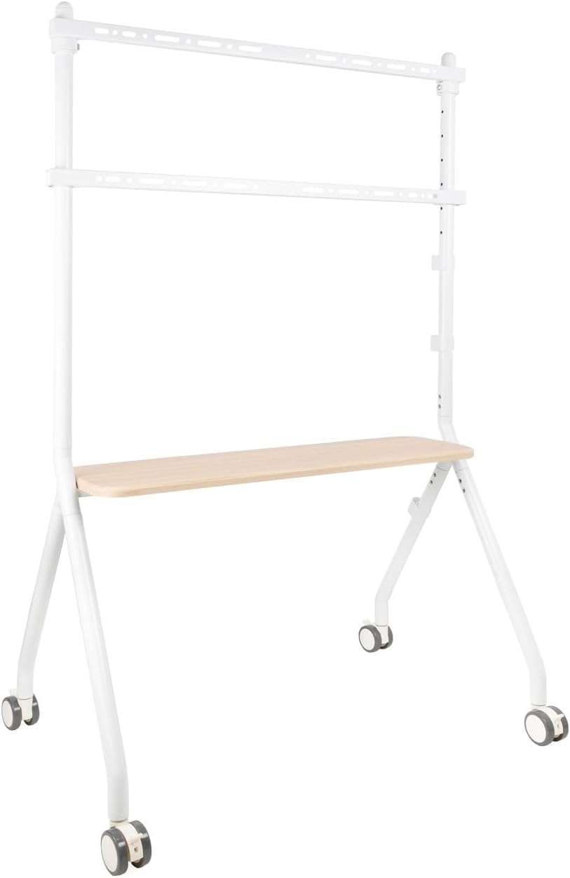 Suporte de Chão com Rodas TooQ iLOVE FS20207M-W para TV de 49-80"/ até 50kg