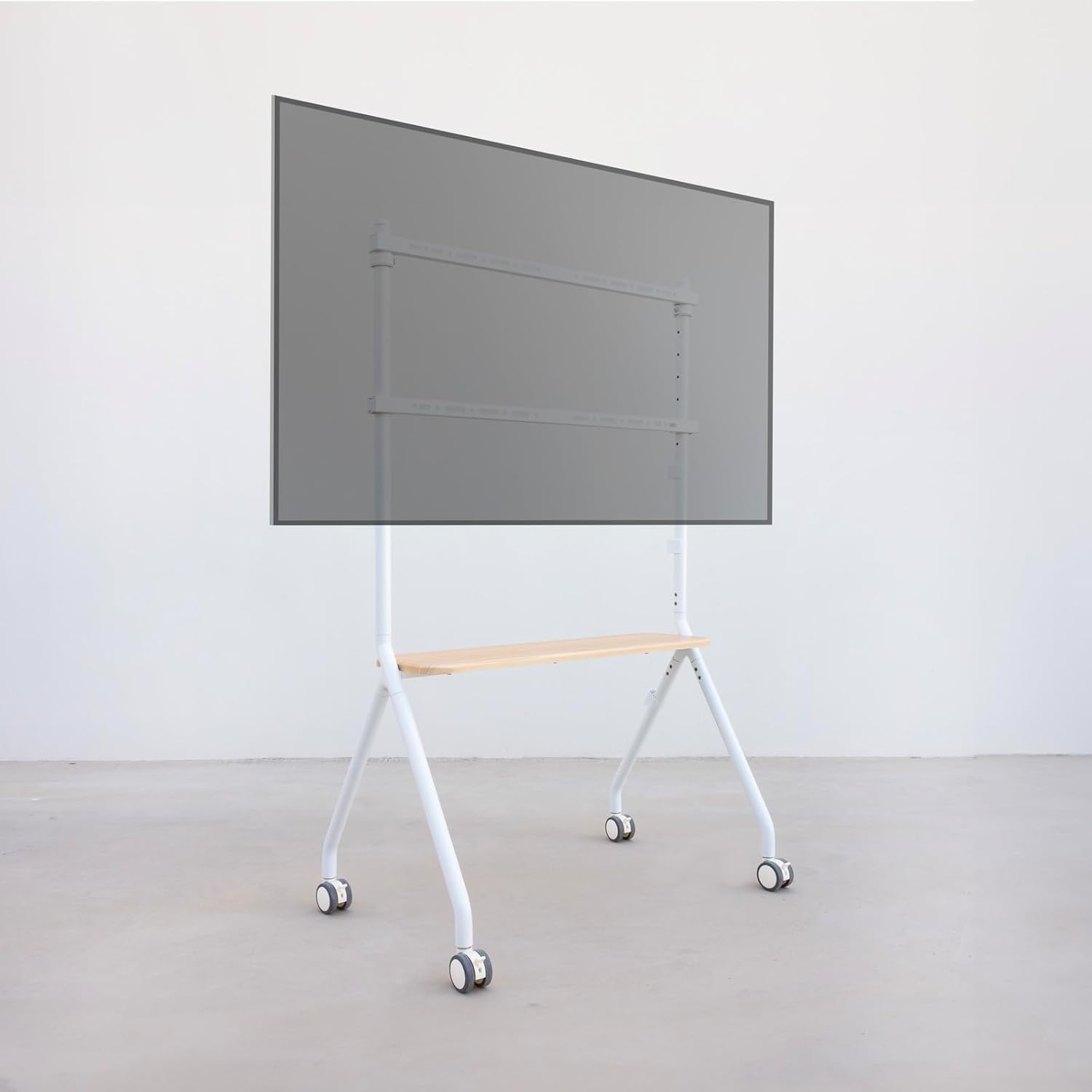 Suporte de Chão com Rodas TooQ iLOVE FS20207M-W para TV de 49-80"/ até 50kg - Imagem 3
