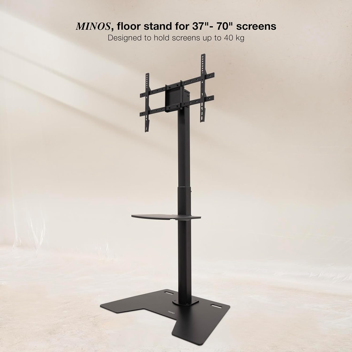 Suporte de Chão Rotativo/Ajustável TooQ FS2284M-B para TV de 37-70"/ até 70kg - Imagem 2