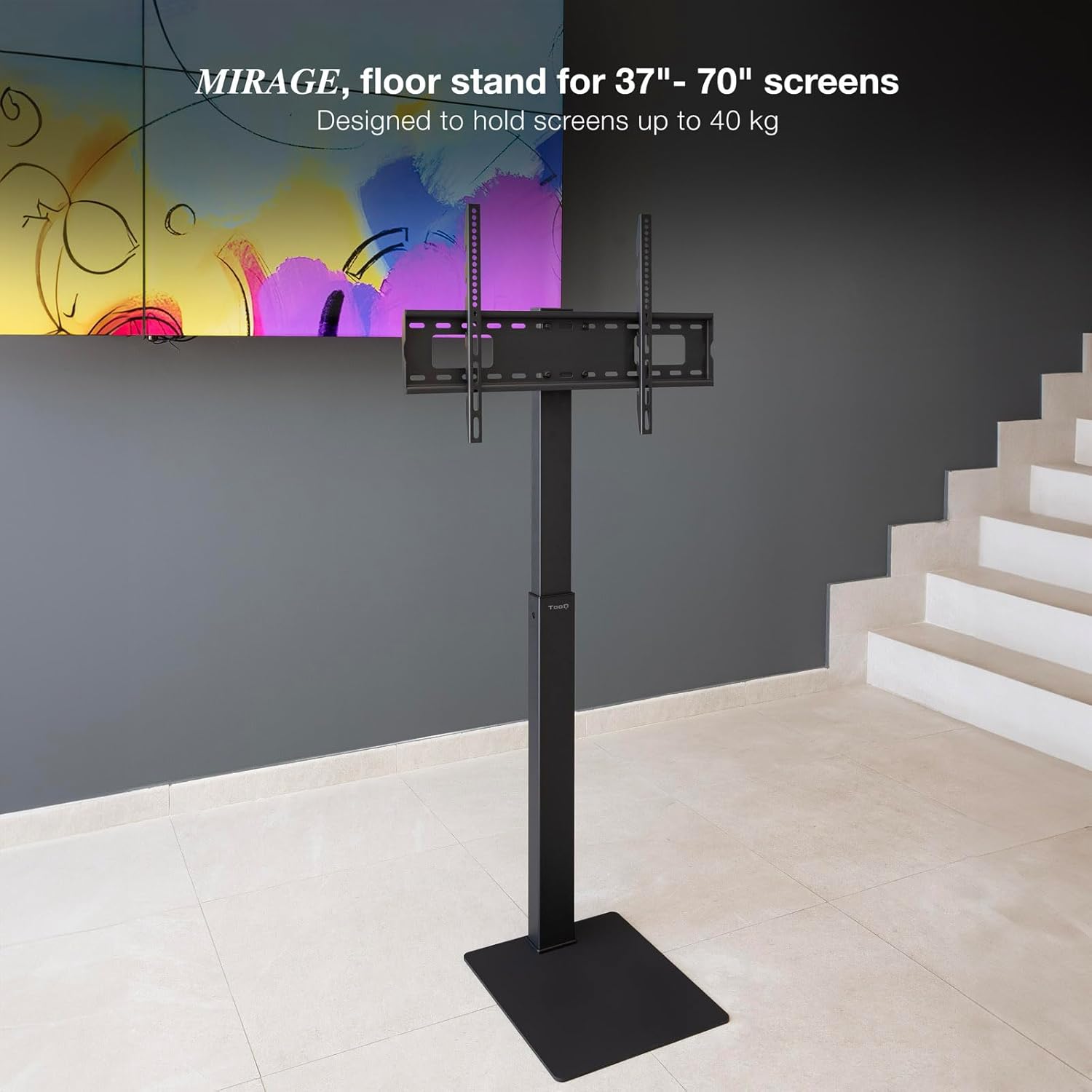 Suporte de Chão TooQ FS2285M-B para TV de 37-70"/ até 40kg - Imagem 5