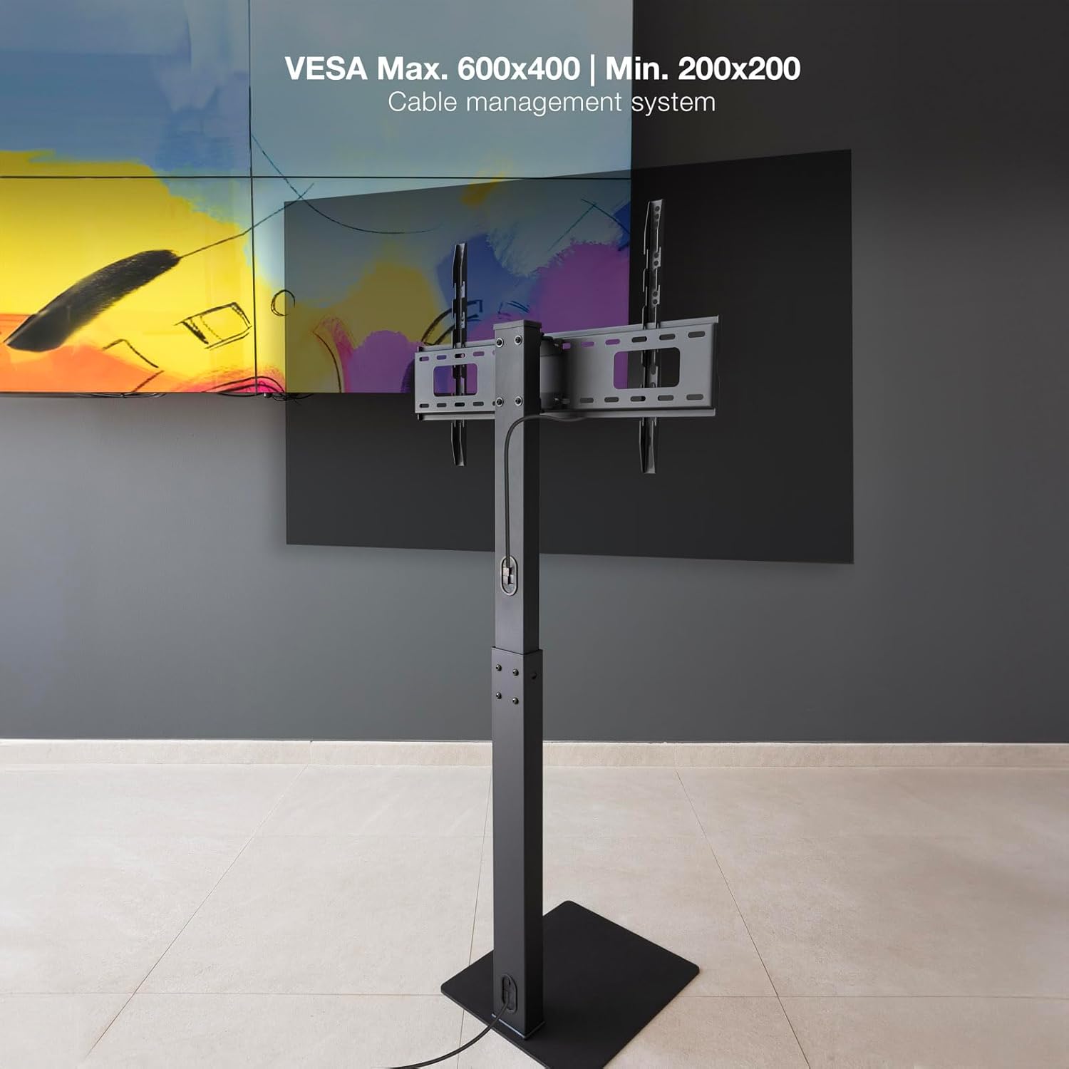 Suporte de Chão TooQ FS2285M-B para TV de 37-70"/ até 40kg - Imagem 7