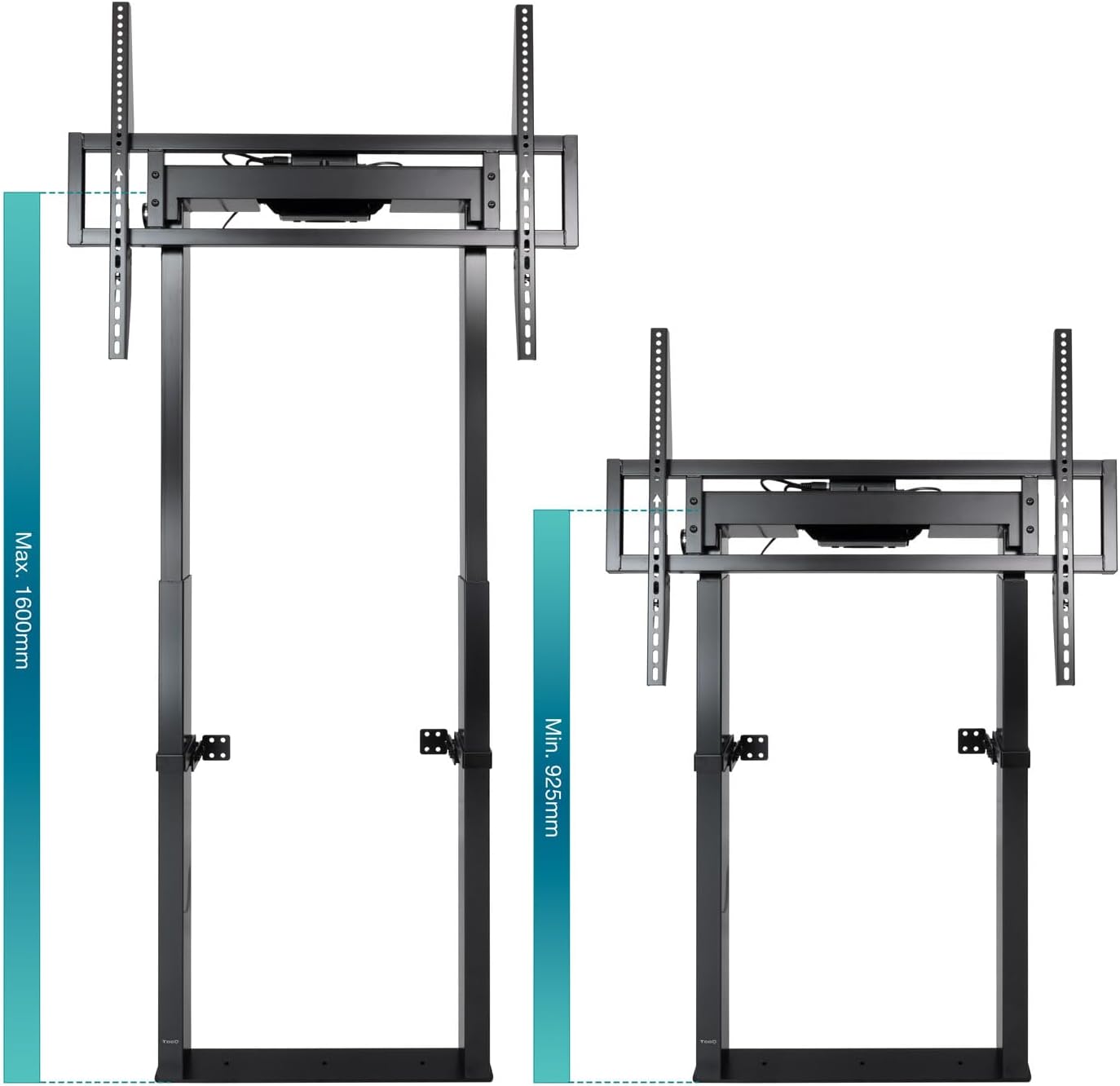 Suporte de Chão/ Parede Elétrico TooQ FSM01-B para TV 55-100" / até 120kg - Imagem 4