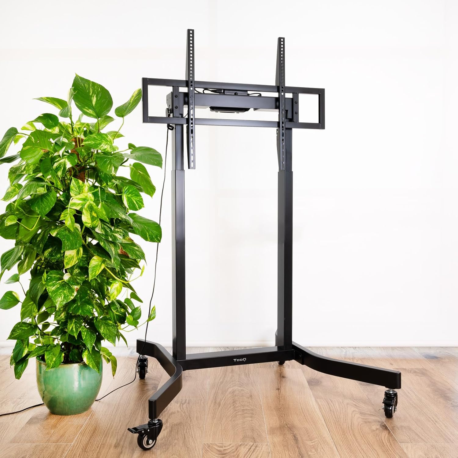 Suporte de Chão Elétrico com Rodas TooQ FSM02-B para TV 55-100"/ até 120kg - Imagem 6