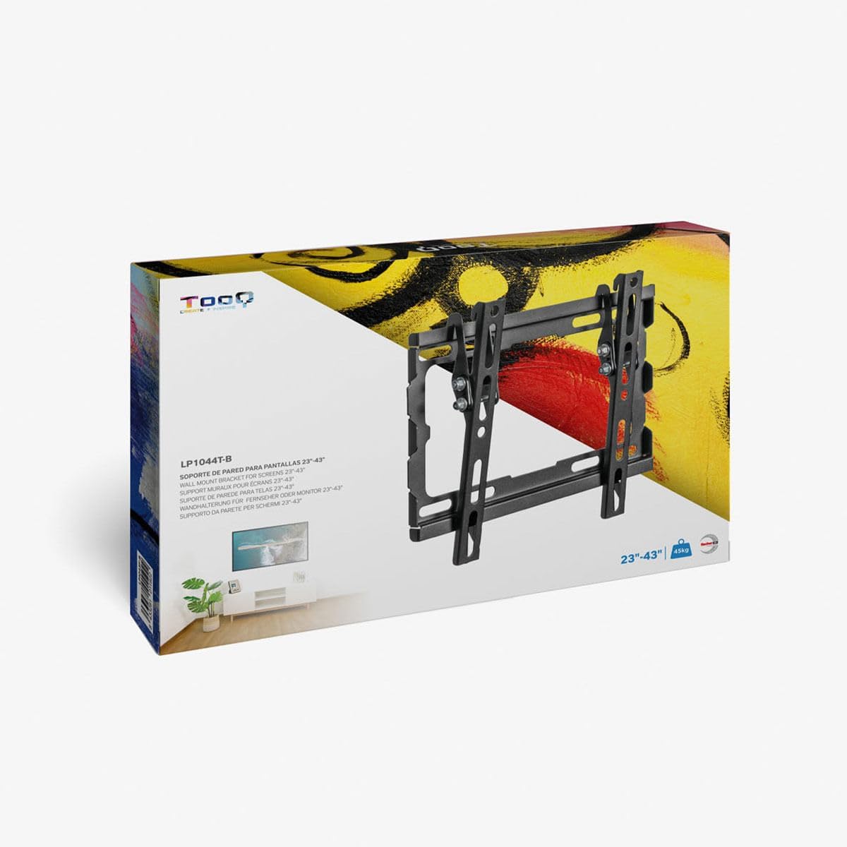 Suporte de Parede Inclinável TooQ LP1044T-B para TV de 23-43"/ até 45kg - Imagem 3