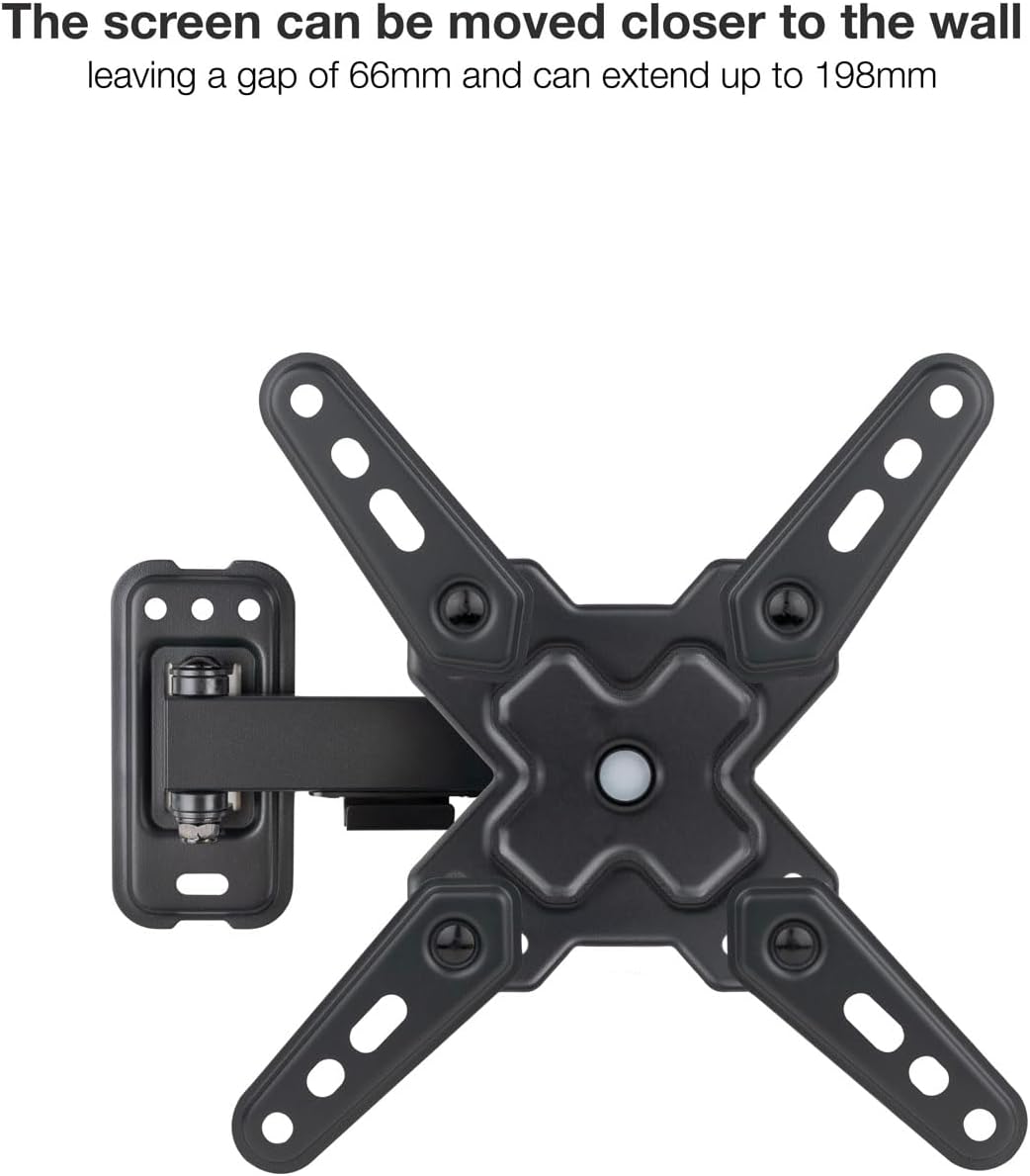 Suporte de Parede Extensível/ Giratório/ Inclinável TooQ LP1343TN-B para TV de 13-43"/ até 20kg - Imagem 5
