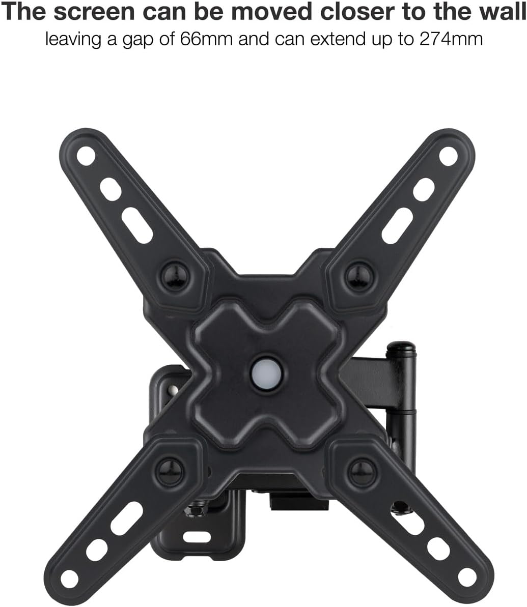 Suporte de Parede Extensível/ Rotativo/ Inclinável TooQ LP1344TN-B para TV de 13-43"/ até 20kg - Imagem 5