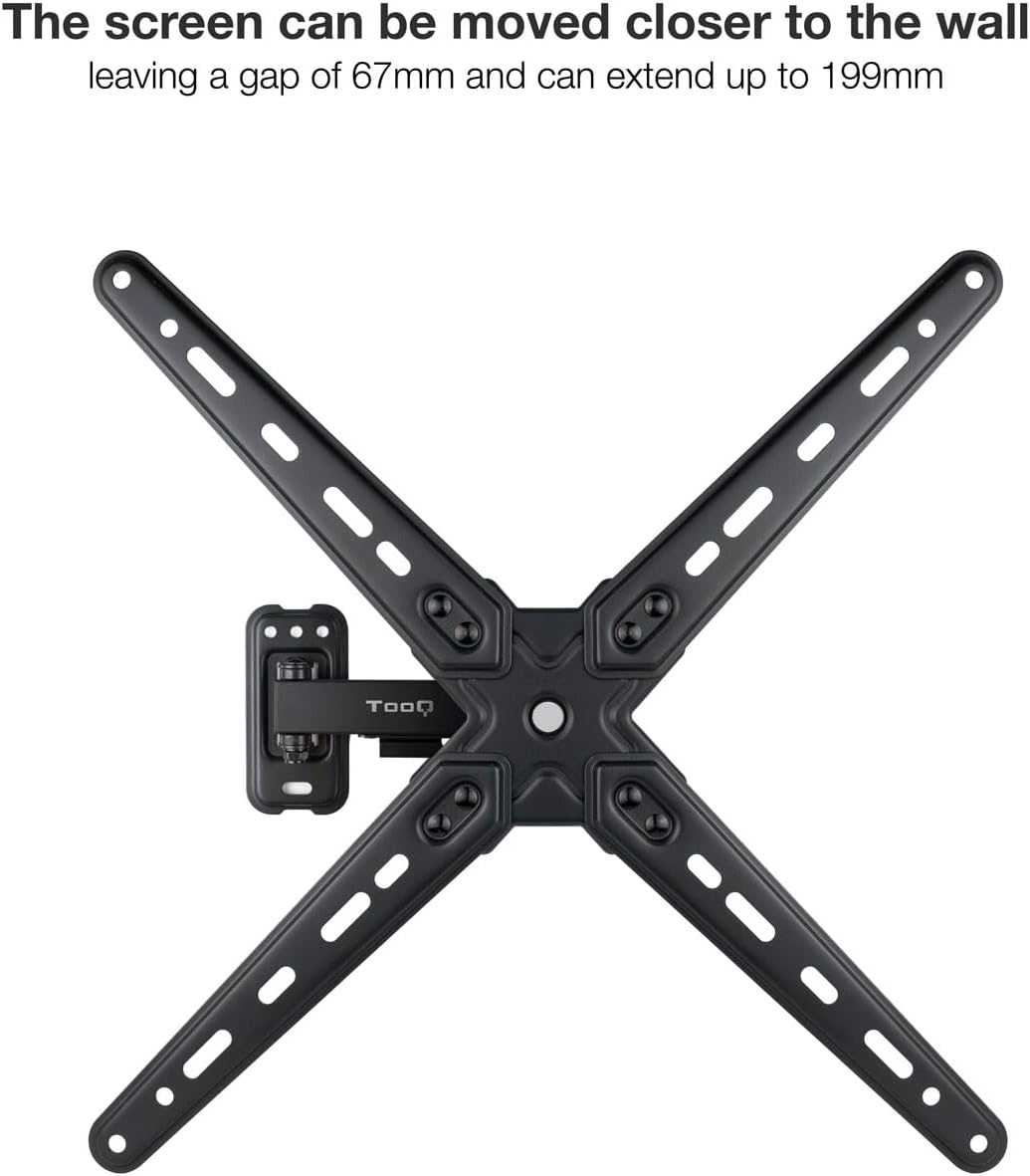 Suporte de Parede Extensível/ Giratório/ Inclinável TooQ LP1355TN-B para TV de 13-55"/ até 25kg - Imagem 5