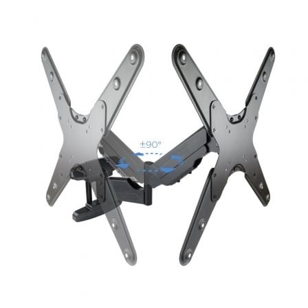 Suporte de Parede Rotativo/ Inclinável/ Nivelável TooQ LP2355TN-B para TV de 23-55"/ até 30kg - Imagem 2