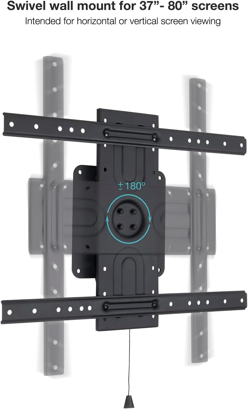 Suporte de Parede Giratório/ Inclinável/ Nivelável TooQ LP3780F-R para TV de 37-80"/ até 50kg - Imagem 2