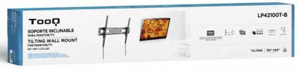 Suporte de Parede Fixo Inclinável TooQ LP42100T-B para TV de 60-100"/ até 75kg - Imagem 8