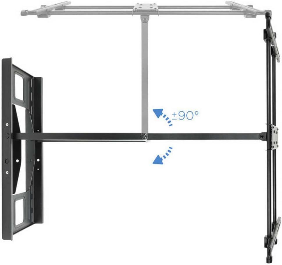 Suporte de Parede Orientável / Inclinável TooQ LP4380XL-B para TV de 43-80" / até 50kg - Imagem 2