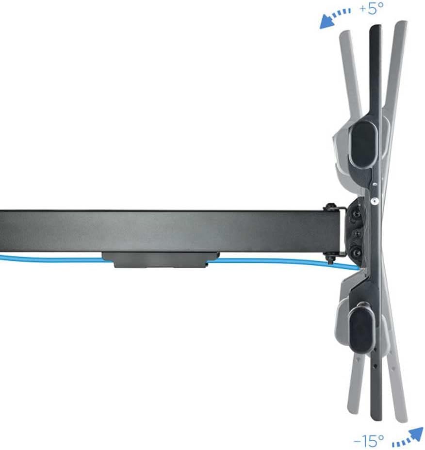 Suporte de Parede Orientável / Inclinável TooQ LP4380XL-B para TV de 43-80" / até 50kg - Imagem 6