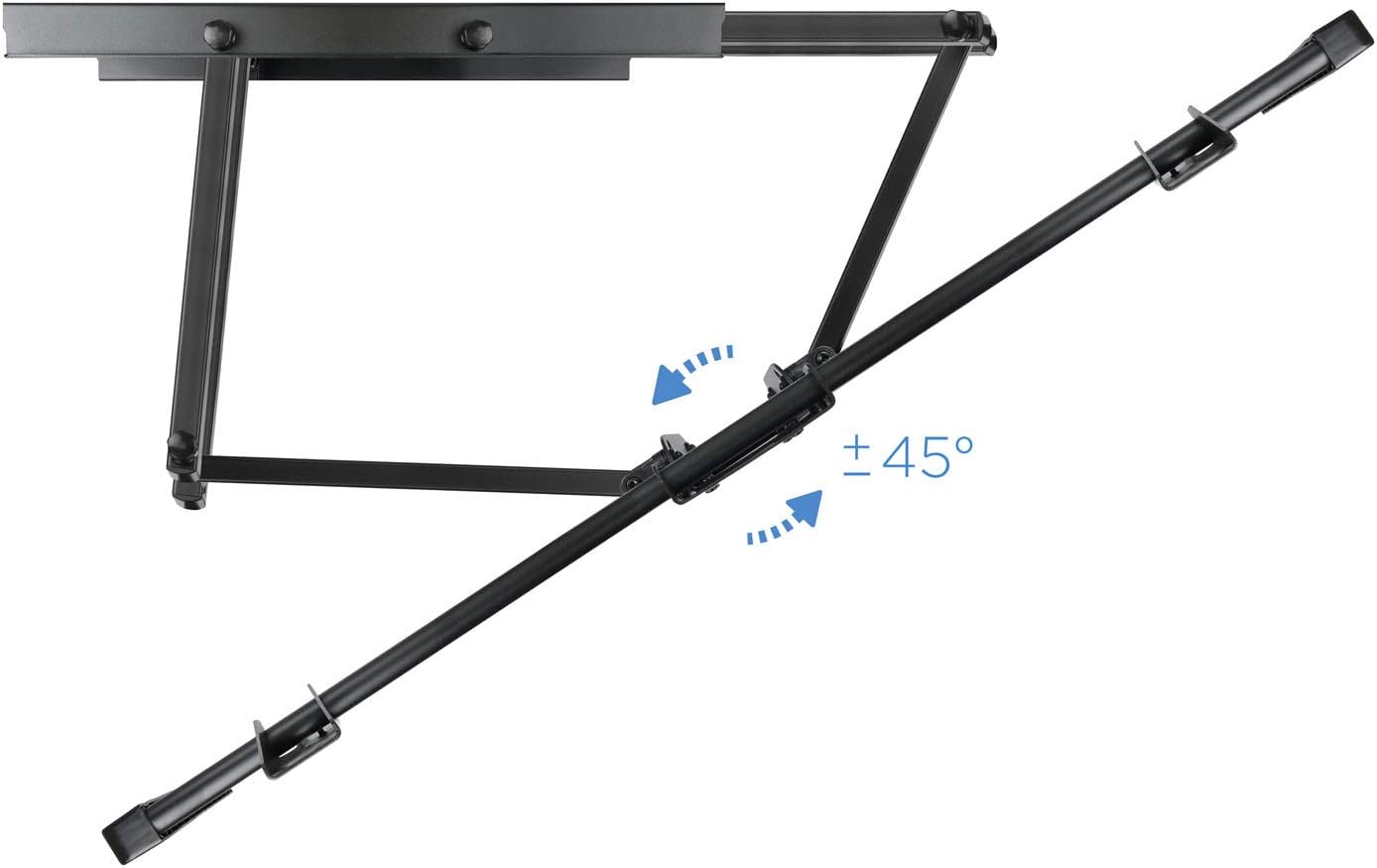 Suporte de Parede Rotativo/ Inclinável/ Nivelável TooQ LP75100TN-B para TV de 60-100"/ até 80kg - Imagem 7