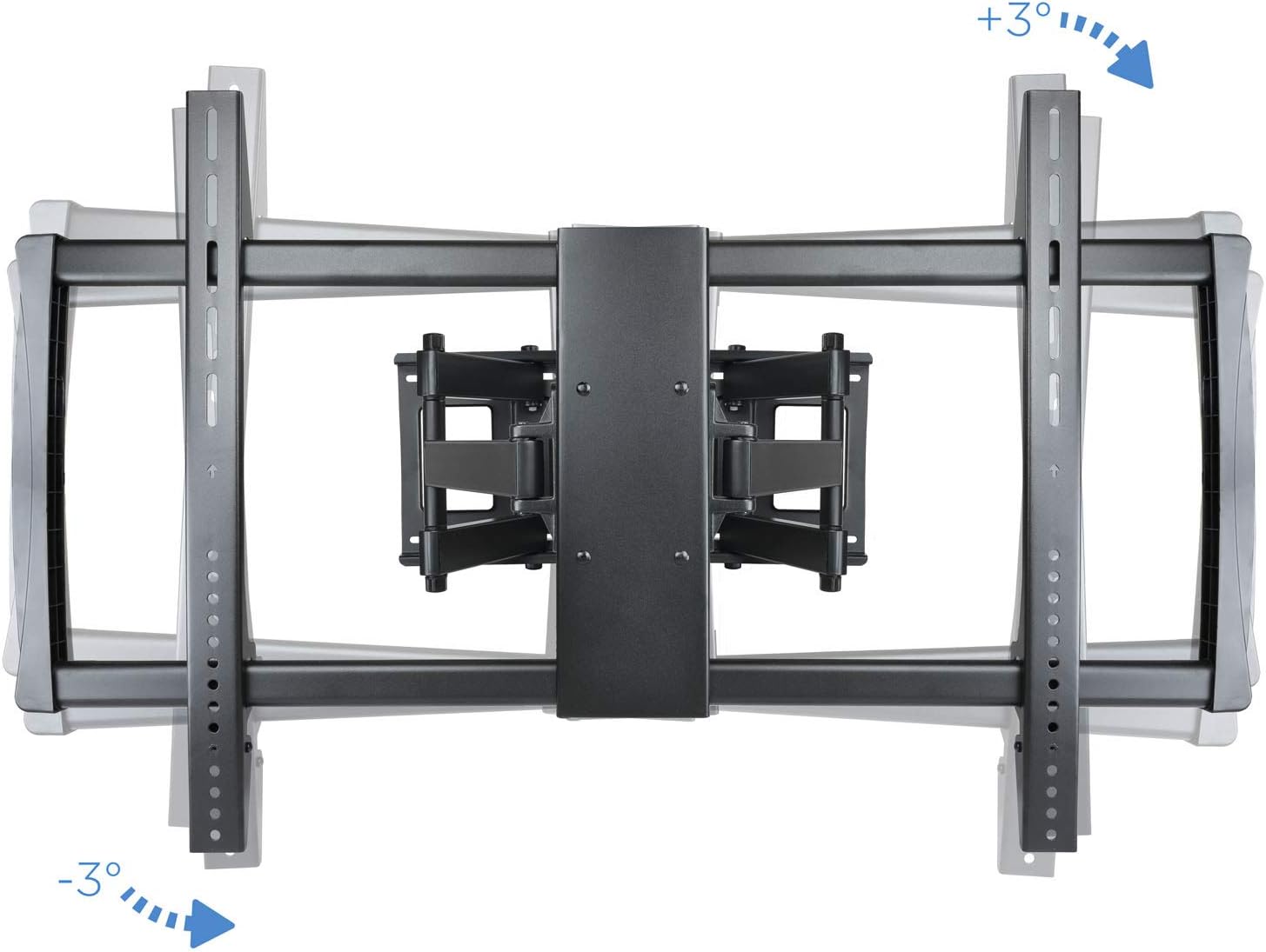 Suporte de Parede Rotativo/ Inclinável/ Nivelável TooQ LP75100TN-B para TV de 60-100"/ até 80kg - Imagem 3