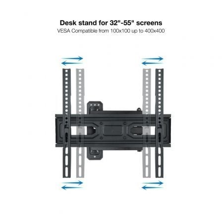 Suporte de Parede Giratório/ Inclinável/ Nivelável TooQ LP7843TN-B para TV de 32-55"/ até 35kg - Imagem 2
