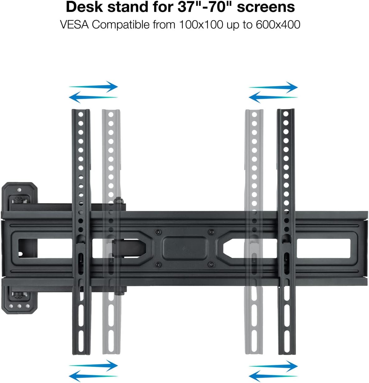 Suporte de Parede Giratório/ Inclinável/ Nivelável TooQ LP7863TN-B para TV de 37-70"/ até 35kg - Imagem 2