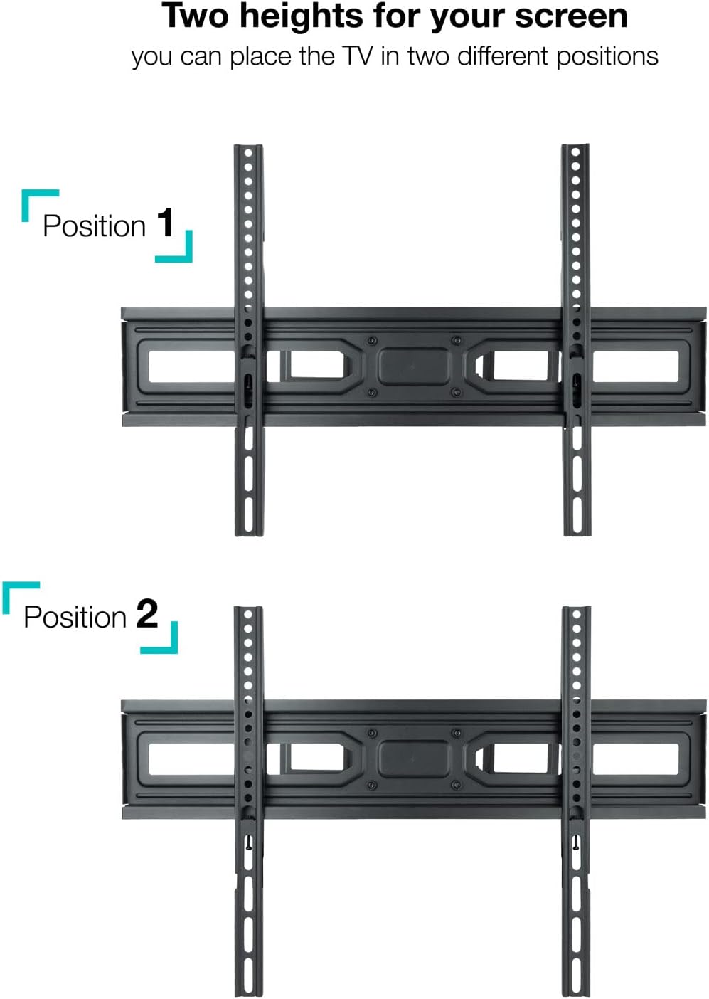 Suporte de Parede Giratório/ Inclinável/ Nivelável TooQ LP7866TN-B para TV de 37-80"/ até 40kg - Imagem 5