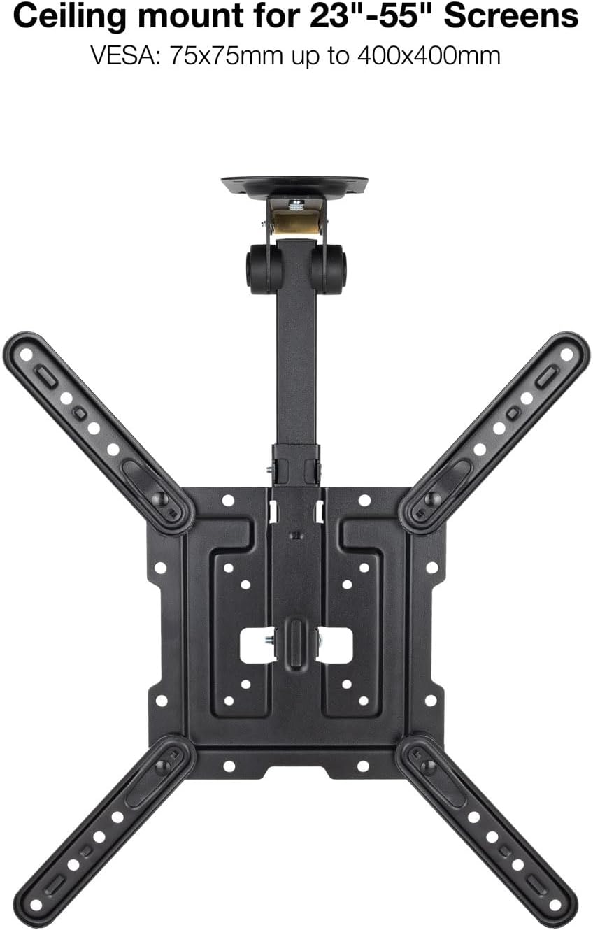 Suporte de Teto Giratório/ Inclinável TooQ LPCE1123TSLI-B para TV de 23-55"/ até 20kg - Imagem 2