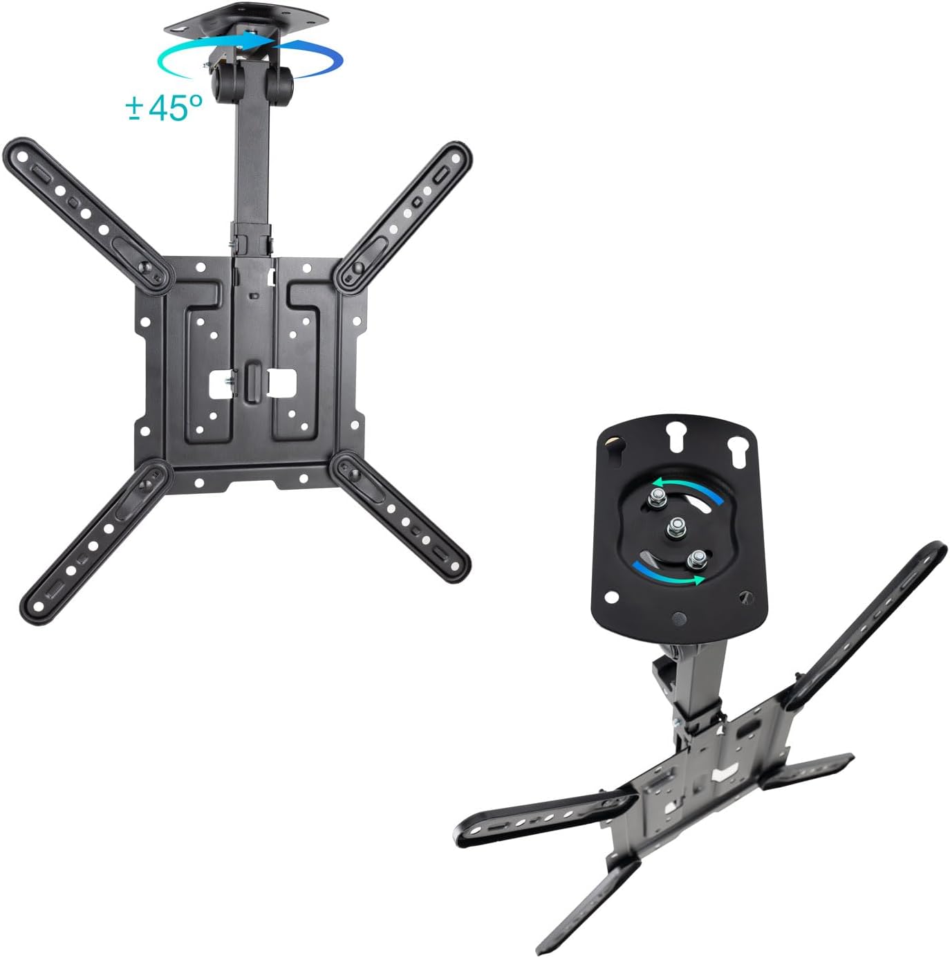 Suporte de Teto Giratório/ Inclinável TooQ LPCE1123TSLI-B para TV de 23-55"/ até 20kg - Imagem 4