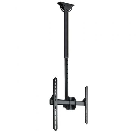 Suporte de Teto TOOQ LPCE1155TSLI-B para TV 32"-55" até 50kg VESA 400x400 Extensível e Inclinável Preto