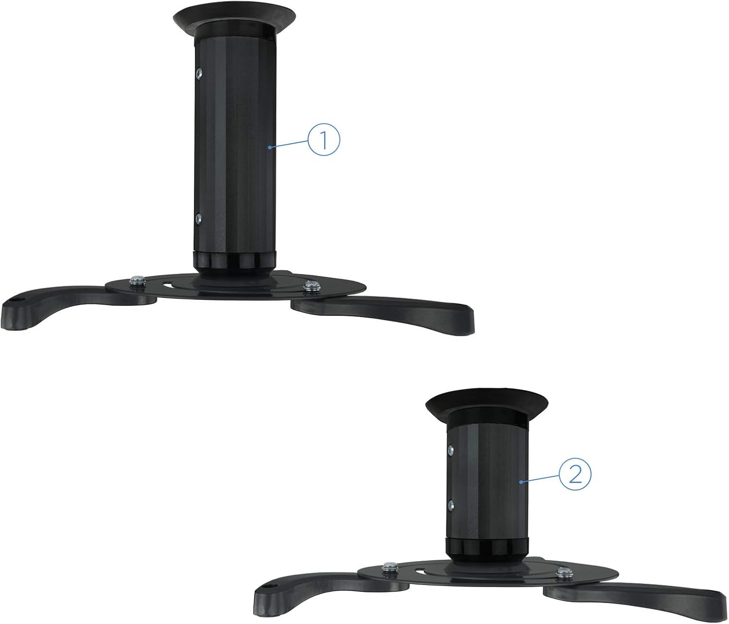 Suporte de Teto para Projetor TooQ PJ1010TN-B/ Inclinável-Giratório/ até 10kg - Imagem 4