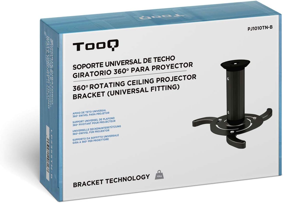 Suporte de Teto para Projetor TooQ PJ1010TN-B/ Inclinável-Giratório/ até 10kg - Imagem 7