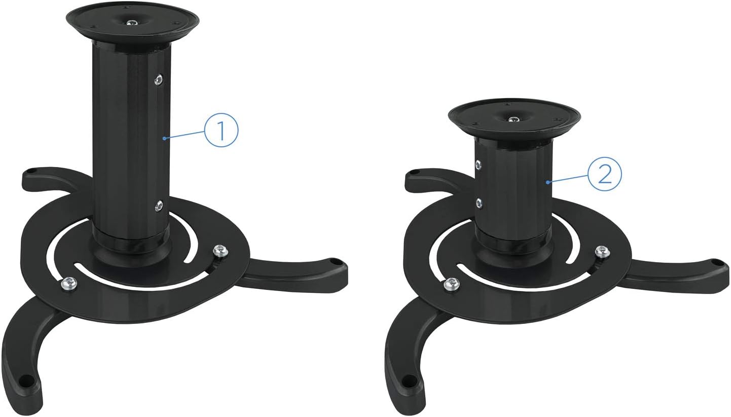 Suporte de Teto para Projetor TooQ PJ1010TN-B/ Inclinável-Giratório/ até 10kg - Imagem 5