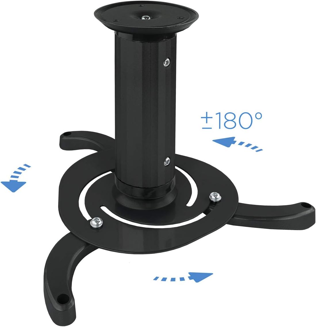 Suporte de Teto para Projetor TooQ PJ1010TN-B/ Inclinável-Giratório/ até 10kg - Imagem 2