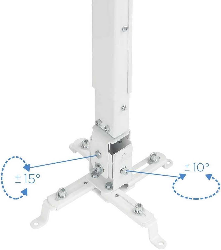 Suporte de Teto para Projetor TooQ PJ2012T-W/ Inclinável/ até 20kg - Imagem 3