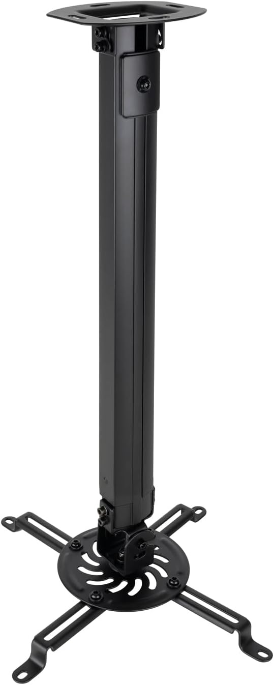 Suporte de Teto para Projetor TooQ PJ3030TN-B/ Inclinável-Rotativo-Nivelável/ até 20kg