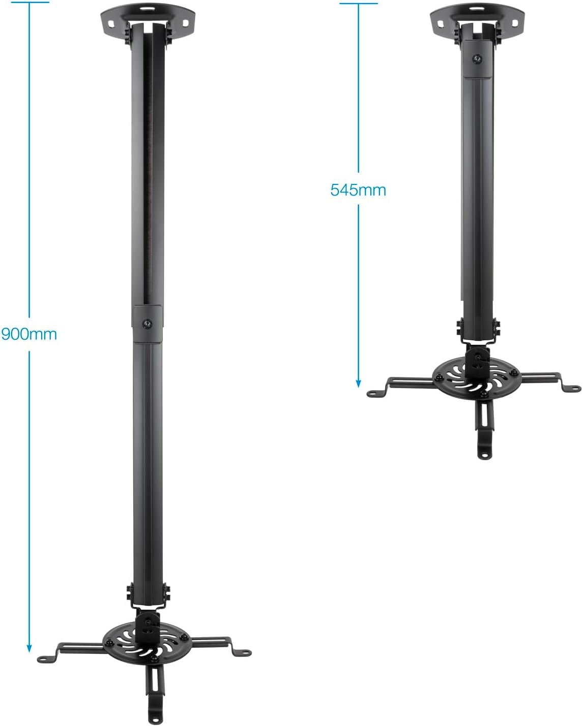Suporte de Teto para Projetor TooQ PJ3030TN-B/ Inclinável-Rotativo-Nivelável/ até 20kg - Imagem 4