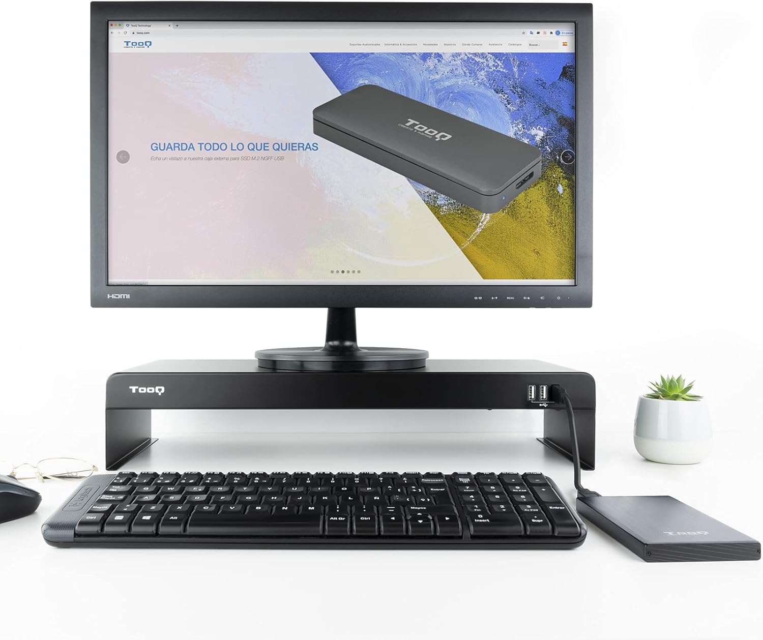 Apoio de Monitor TooQ TQMR0124/ até 20kg - Imagem 5