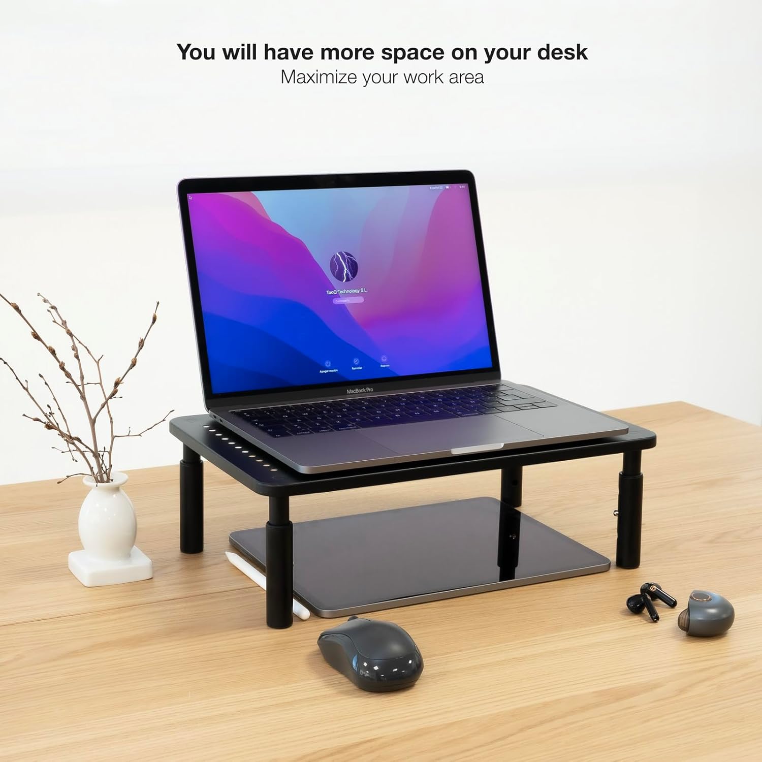 Suporte para Monitor TooQ TQMR081/ até 20kg - Imagem 3