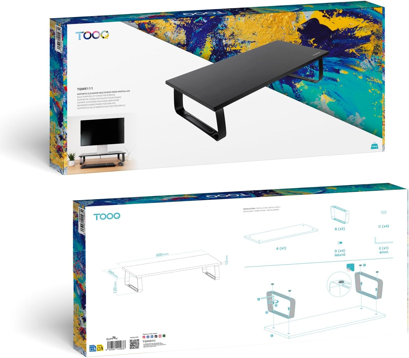 Suporte para Monitor TooQ TQMR111/ até 20kg - Imagem 7