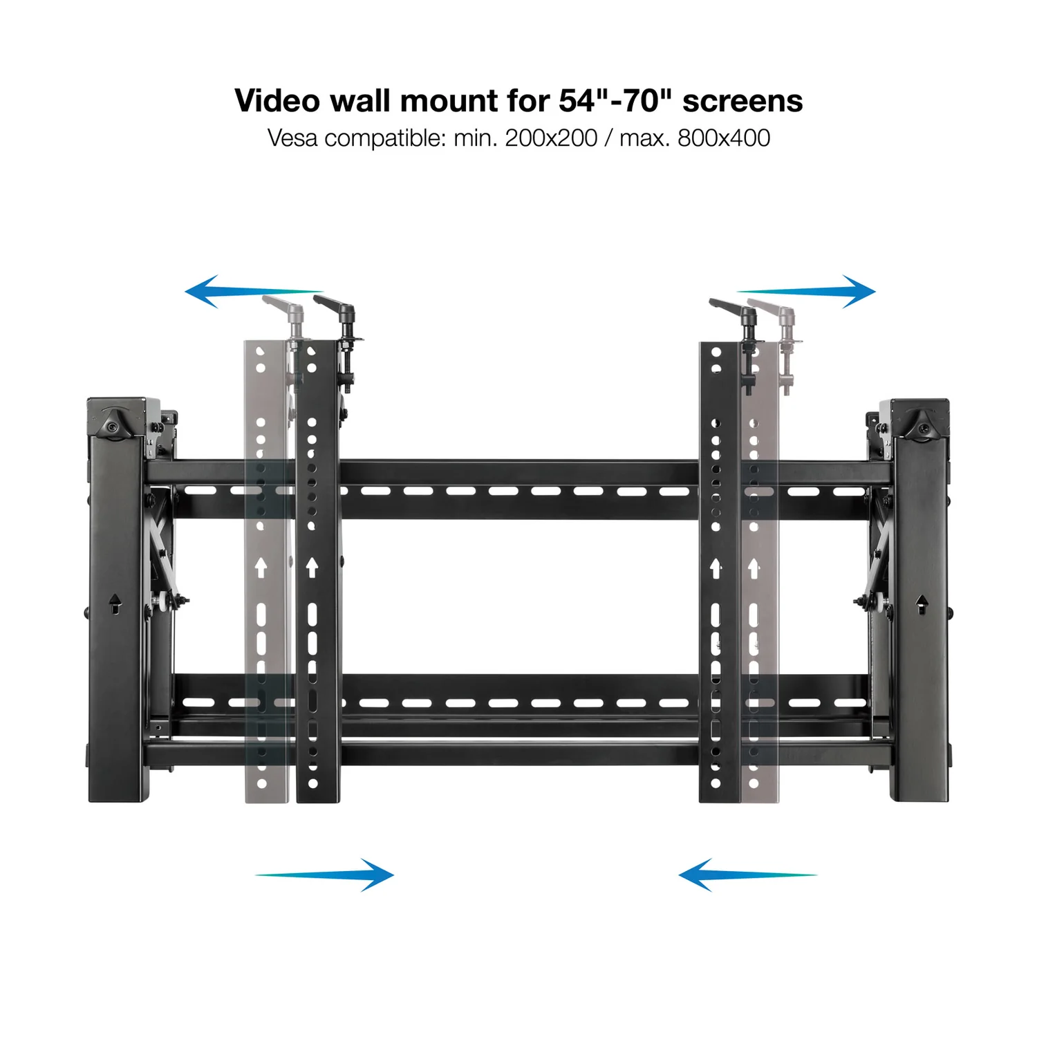 Suporte de Parede Tooq TQVW5470T para Videowall Inclinável 54" a 70" até 70kg VESA 800x400 Preto - Imagem 3
