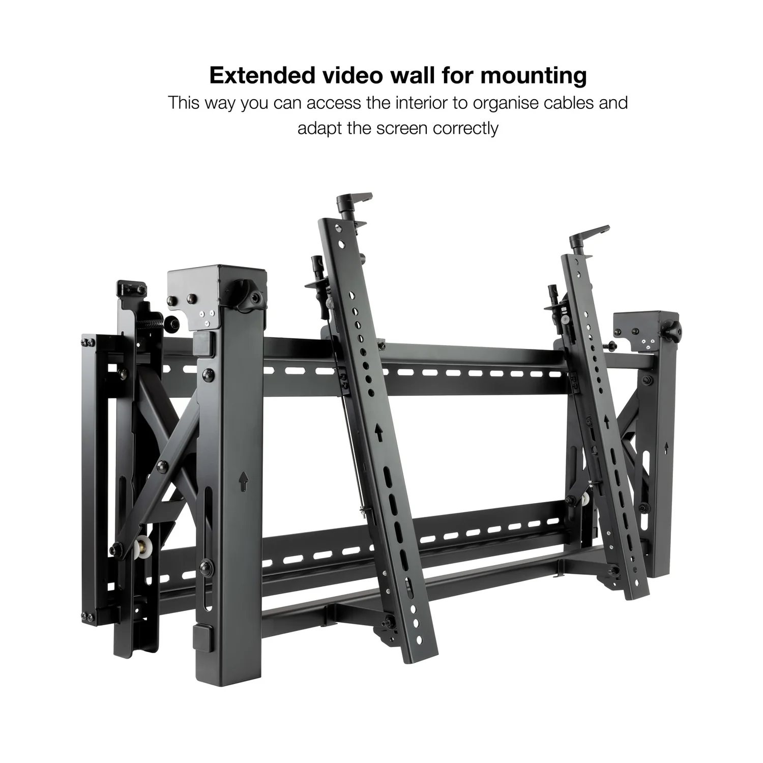 Suporte de Parede Tooq TQVW5470T para Videowall Inclinável 54" a 70" até 70kg VESA 800x400 Preto - Imagem 5
