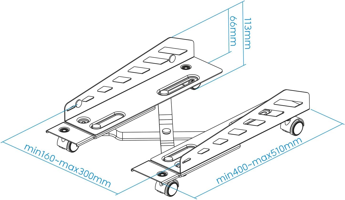 Suporte para PC TooQ UMCS0024-B/ até 25kg - Imagem 8