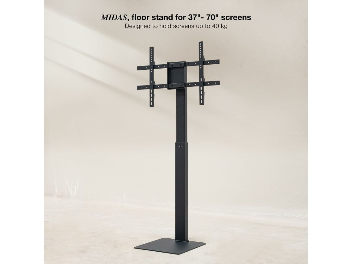 Suporte de Chão Giratório/Rotativo TooQ FS2286M-B para TV 37-70" / até 40kg - Imagem 12